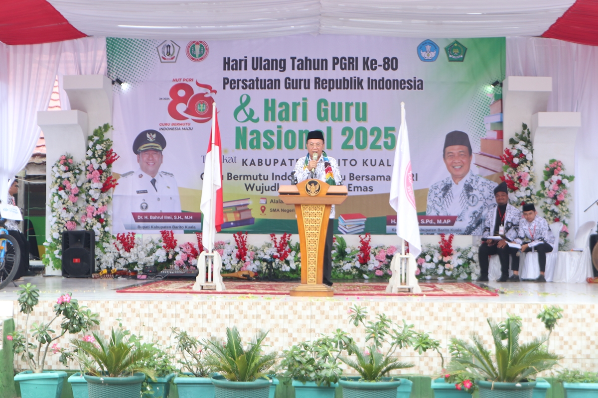 HUT PGRI 80 DAN HGN 2025 KABUPATEN BARITO KUALA