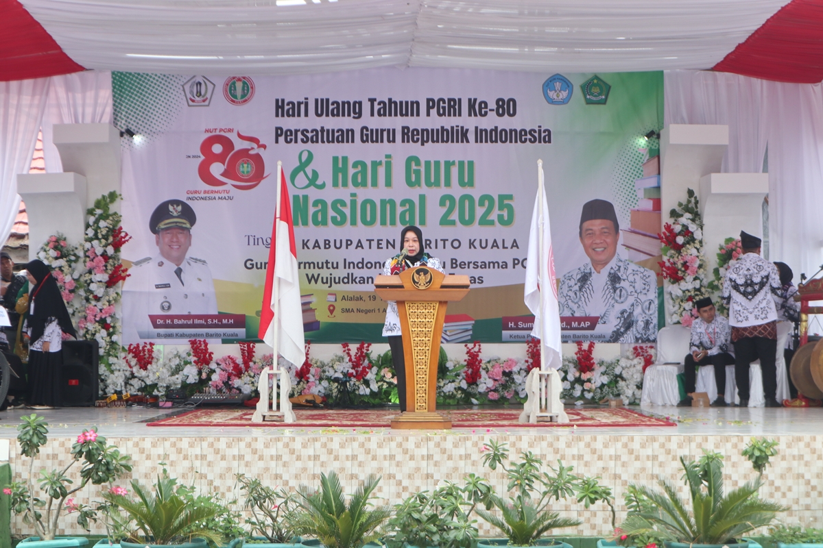 HUT PGRI 80 DAN HGN 2025 KABUPATEN BARITO KUALA