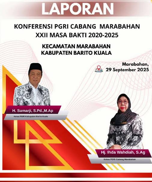 PGRI Cabang Marabahan Gelar Konferensi Masa Bakti 2025–2030